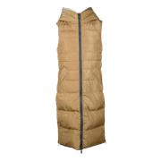 Rino&Pelle Puffer Vest 100% Polyester Beige, Dam