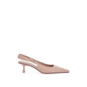 Jimmy Choo Mjuka läder slingback décolleté skor Pink, Dam