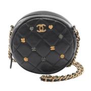 Chanel Vintage Pre-owned Laeder chanel-vskor Black, Dam