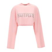 Rotate Birger Christensen Long Sleeve Tops Pink, Dam