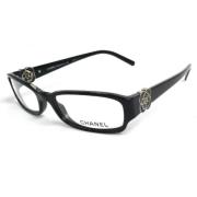 Chanel Vintage Pre-owned Glas solglasgon Black, Dam