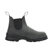 Blundstone Rustik Unisex Läder Chelsea Boots Black, Unisex