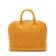 Louis Vuitton Vintage Pre-owned Laeder handvskor Yellow, Dam