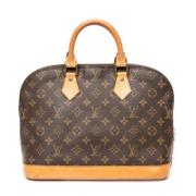 Louis Vuitton Vintage Pre-owned Canvas handvskor Brown, Dam