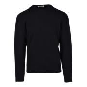 Filippo De Laurentiis Lyxig Ull Cashmere Tröja Black, Herr