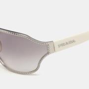 Prada Vintage Pre-owned Acetat solglasgon Black, Dam