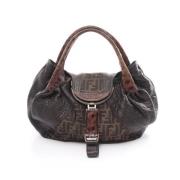 Fendi Vintage Pre-owned Canvas fendi-vskor Brown, Dam