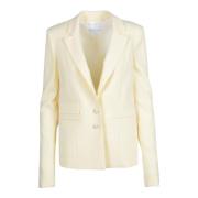 Patrizia Pepe Elegant Jacka med Polyester och Elastan Yellow, Dam