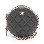 Chanel Vintage Pre-owned Laeder chanel-vskor Black, Dam