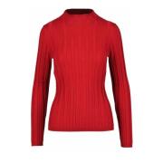 Pennyblack Avslappnad Viskos Polyester Topp Red, Dam