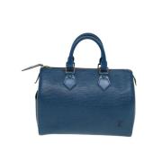 Louis Vuitton Vintage Pre-owned Laeder handvskor Blue, Dam