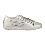 Diesel Läder Sneakers med Gummisula Gray, Dam