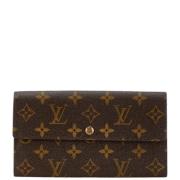 Louis Vuitton Vintage Pre-owned Laeder plnbcker Brown, Dam