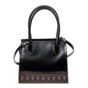 Yves Saint Laurent Vintage Pre-owned Laeder totevskor Black, Dam