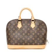 Louis Vuitton Vintage Pre-owned Canvas handvskor Brown, Dam