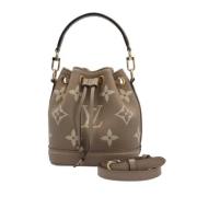 Louis Vuitton Vintage Pre-owned Laeder handvskor Beige, Dam