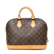 Louis Vuitton Vintage Pre-owned Canvas handvskor Brown, Dam