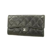 Chanel Vintage Pre-owned Laeder plnbcker Black, Dam