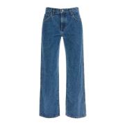 Khaite Beskuren Denim Jeans Blue, Dam