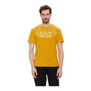 Emporio Armani EA7 Regular Fit T-shirt - Kort ärm Orange, Herr