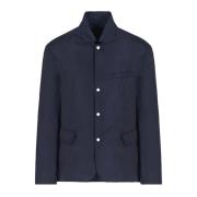 Armani Exchange Vadderad Zip-blazer Blue, Herr