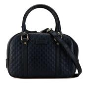 Gucci Vintage Pre-owned Laeder gucci-vskor Blue, Dam