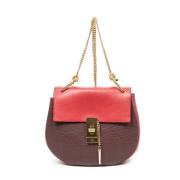 Chloé Pre-owned Pre-owned Laeder axelremsvskor Red, Dam