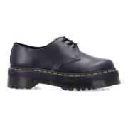 Dr. Martens Svarta Stängda Skor 1461 Quad Stil Black, Herr