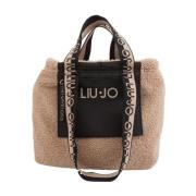 Liu Jo Beige Shoppingväska Stilfull Modell Beige, Dam