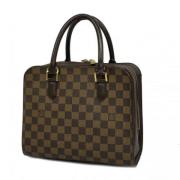 Louis Vuitton Vintage Pre-owned Tyg handvskor Brown, Dam