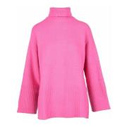 Sundek Ullblandning Cashmere Sweater Pink, Dam