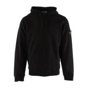 Stone Island Svart Bomull Herrtröja Black, Herr