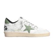 Golden Goose Vita Lädersneakers med Stjärnlogo White, Herr