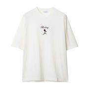 Burberry Avslappnad Bomull T-shirt White, Herr