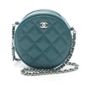 Chanel Vintage Pre-owned Laeder chanel-vskor Green, Dam