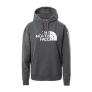 The North Face Mysig Hoodie - Grå, Huva, Tryckt Logotyp Gray, Herr