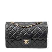 Chanel Vintage Pre-owned Laeder chanel-vskor Black, Dam