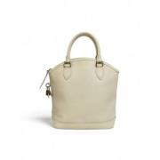 Louis Vuitton Vintage Pre-owned Tyg handvskor Beige, Dam