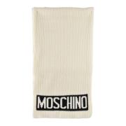 Moschino Halsduk med ullblandning och cashmere White, Dam