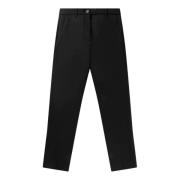 Nine In The Morning Blå Tech Wool Chino Byxor Black, Herr