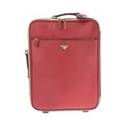 Prada Vintage Pre-owned Laeder resvskor Red, Dam