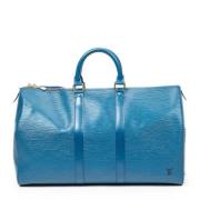 Louis Vuitton Vintage Pre-owned Laeder resvskor Blue, Dam