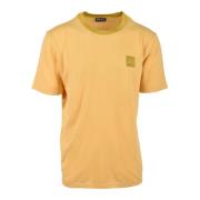 Diesel Bomull T-shirt Yellow, Herr