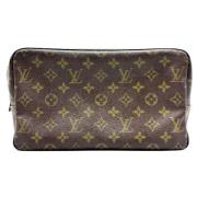 Louis Vuitton Vintage Pre-owned Tyg louis-vuitton-vskor Brown, Dam