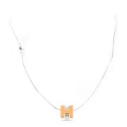 Hermès Vintage Pre-owned Rostfritt stal halsband Orange, Dam