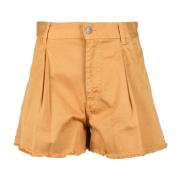 Dondup Bomull Casual Shorts Brown, Dam