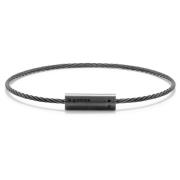 Le Gramme Kabelarmband Black, Unisex