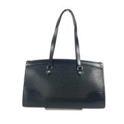 Louis Vuitton Vintage Pre-owned Tyg louis-vuitton-vskor Black, Dam