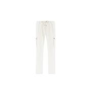 Herno Tapered Trousers White, Herr