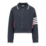 Thom Browne Polo Bomber Jacka Blue, Dam